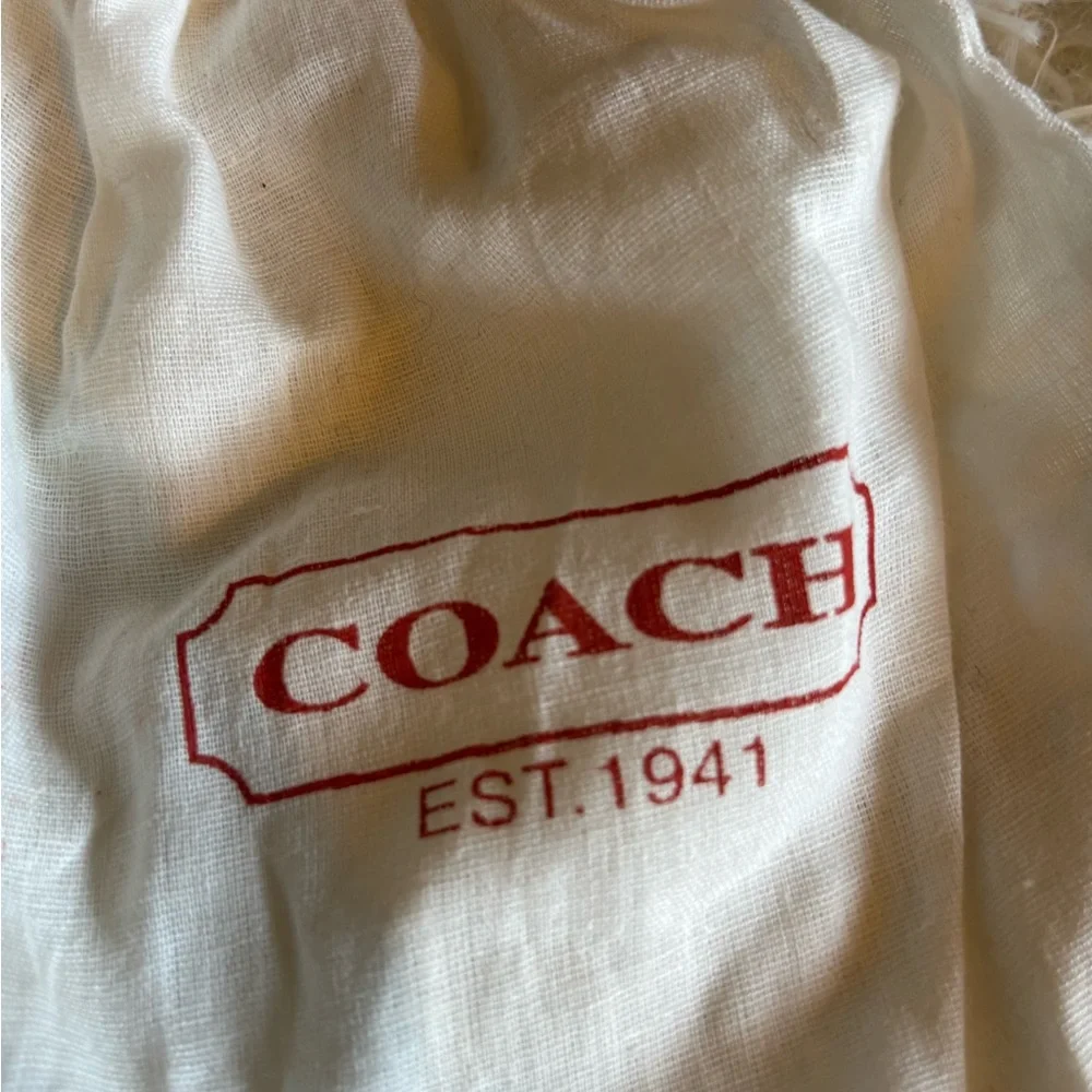 Coach small dust bag